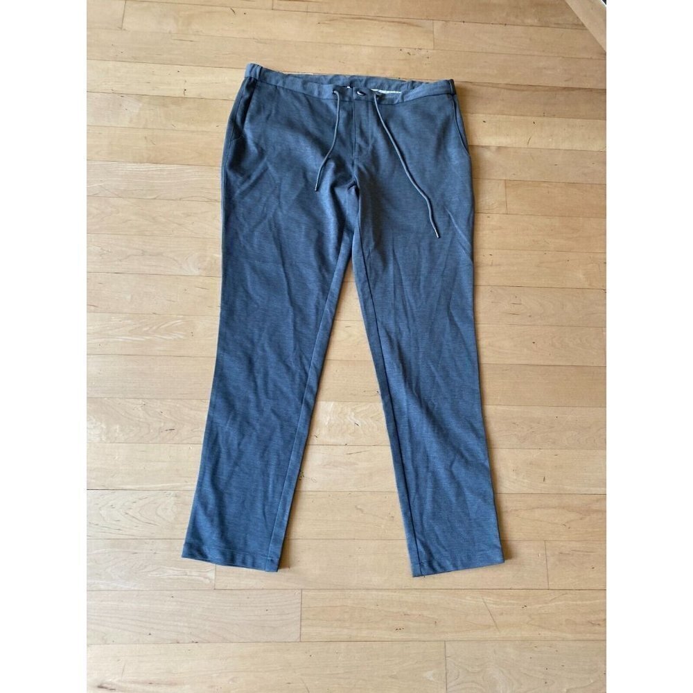 Soul Of London BNWOT stretch pants Trousers sz 38 gray drawstring-